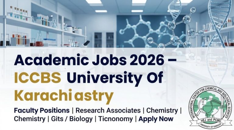 Academic Positions Vacant at ICCBS – University of Karachi 2026