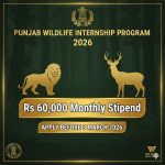 Punjab Wildlife Internship Program 2026 – Rs 60,000 Stipend