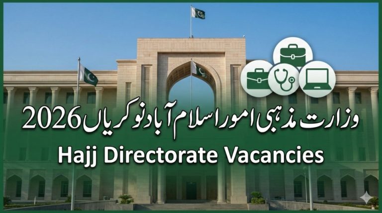 Ministry of Religious Affairs Islamabad Jobs 2026 – Hajj Directorate Vacancies Announced