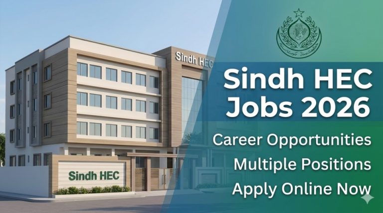 Sindh HEC Jobs 2026 – Latest Vacancies Announced by Sindh Higher Education Commission