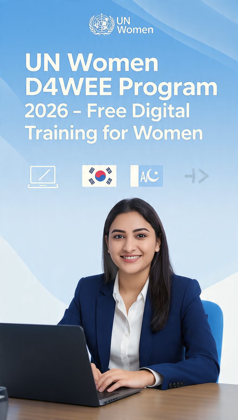 UN Women D4WEE Program 2026 – Free Digital Skills Training for 15,000 Women in Pakistan