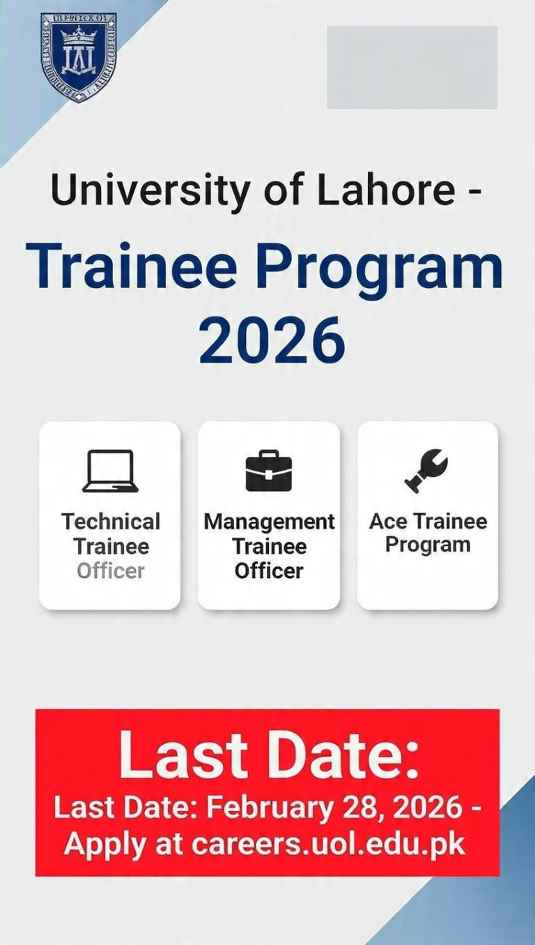 University of Lahore Trainee Program 2026 – Complete Guide to TTO, MTO & Ace Trainee Officer Opportunities