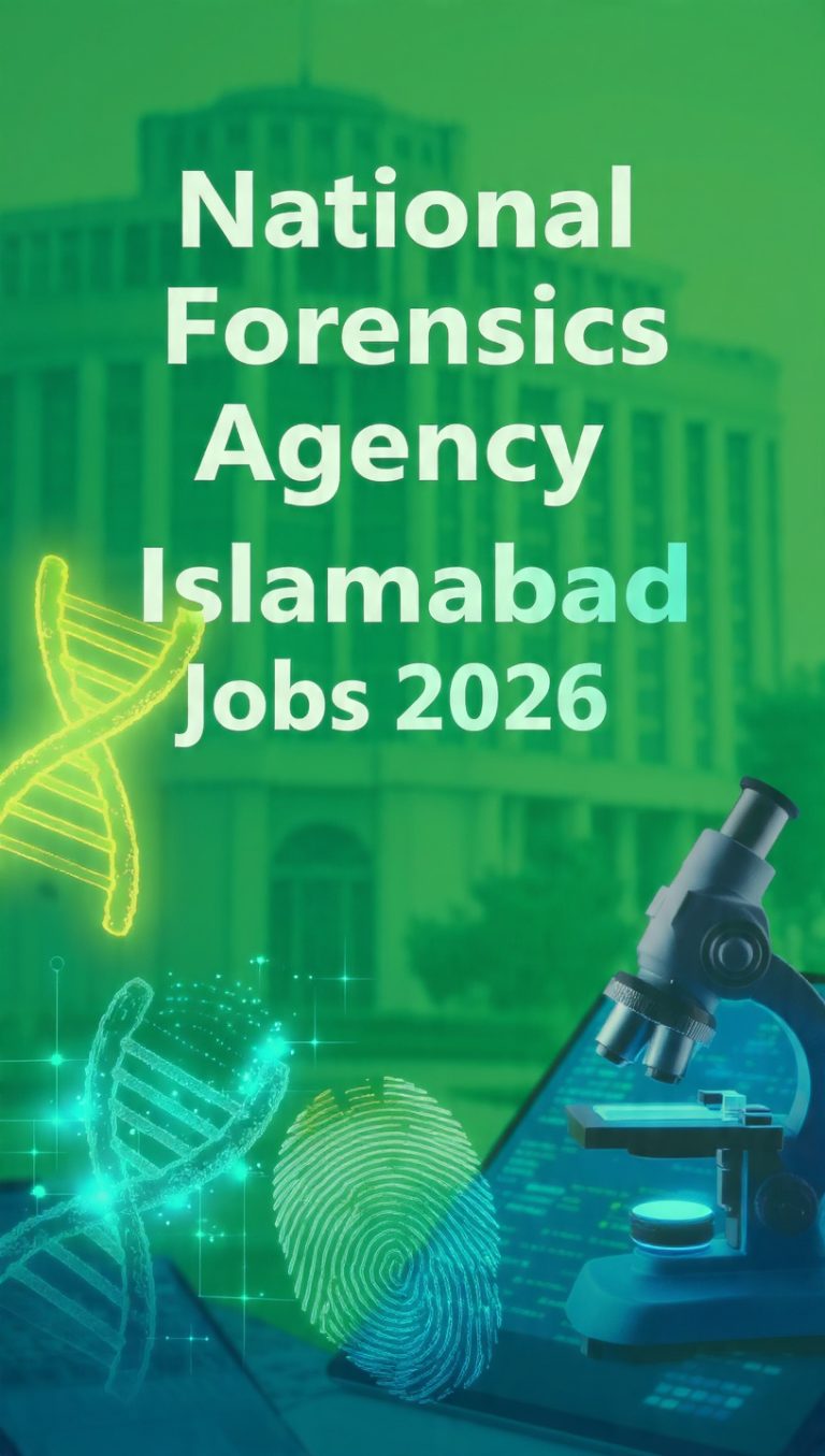 National Forensics Agency Islamabad Jobs 2026 – Situation Vacant