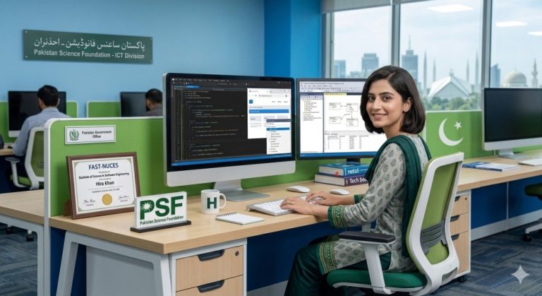 Pakistan Science Foundation Web Developer Trainees 2026 — Apply Before 31st March